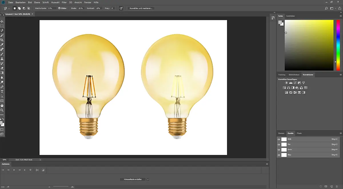 Product image retouching